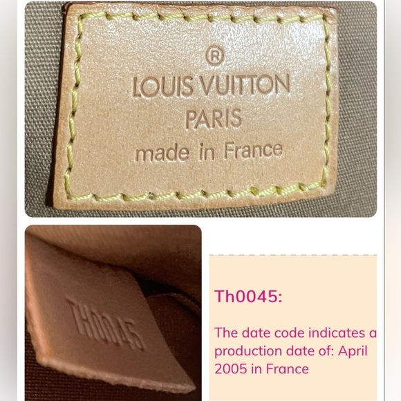 LOUIS VUITTON NOISETTE MONOGRAM VERNIS BISCAYNE BAY Shoulder Bag France 2005 - Picture 6 of 17